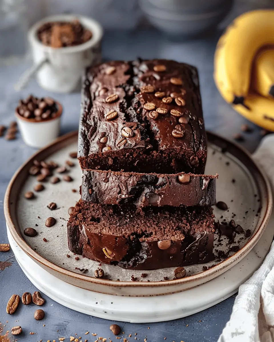 Breakfast ideas: Indulgent Chocolate Espresso Banana Bread Recipe