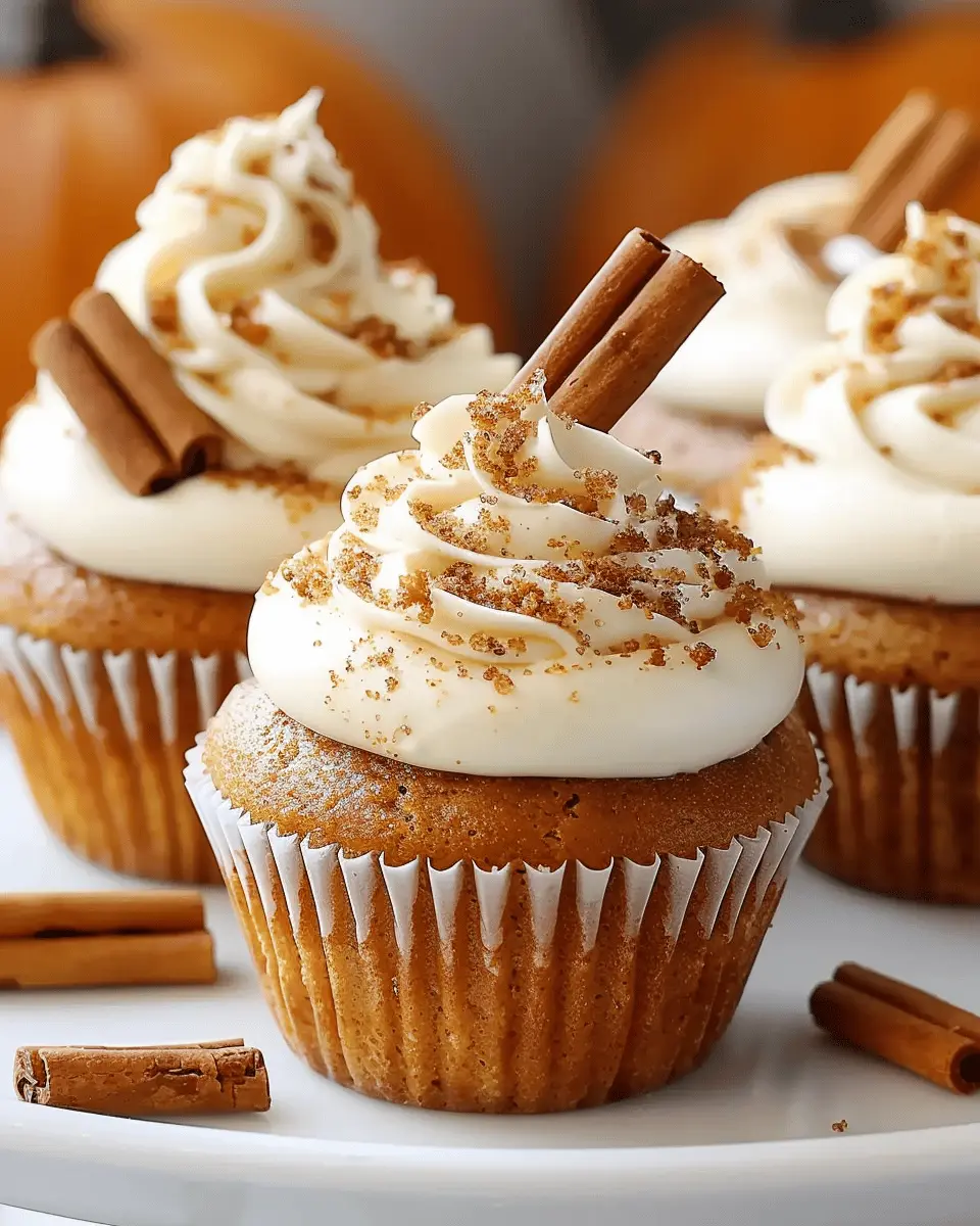 Indulge in Cream-Filled Pumpkin Cupcakes This Fall for a Delightful Treat