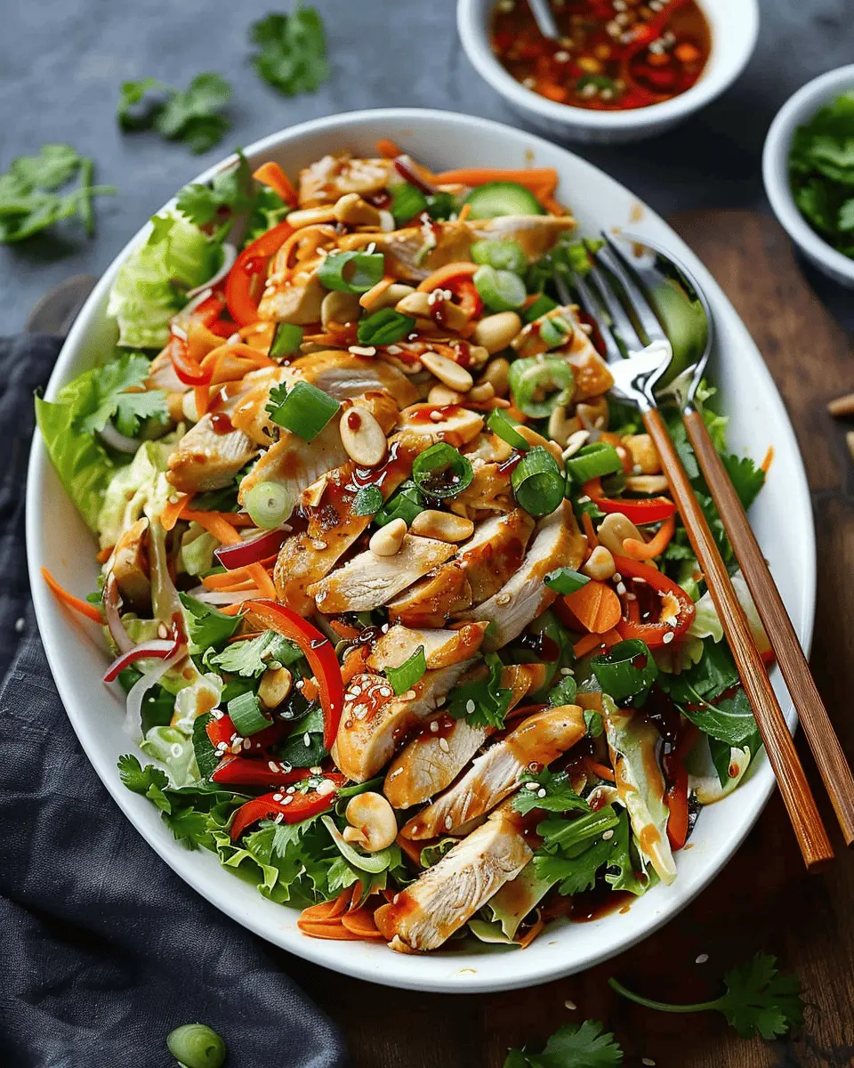 Delicious Salad Recipes Ideas: Easy Chinese Chicken Salad Delight