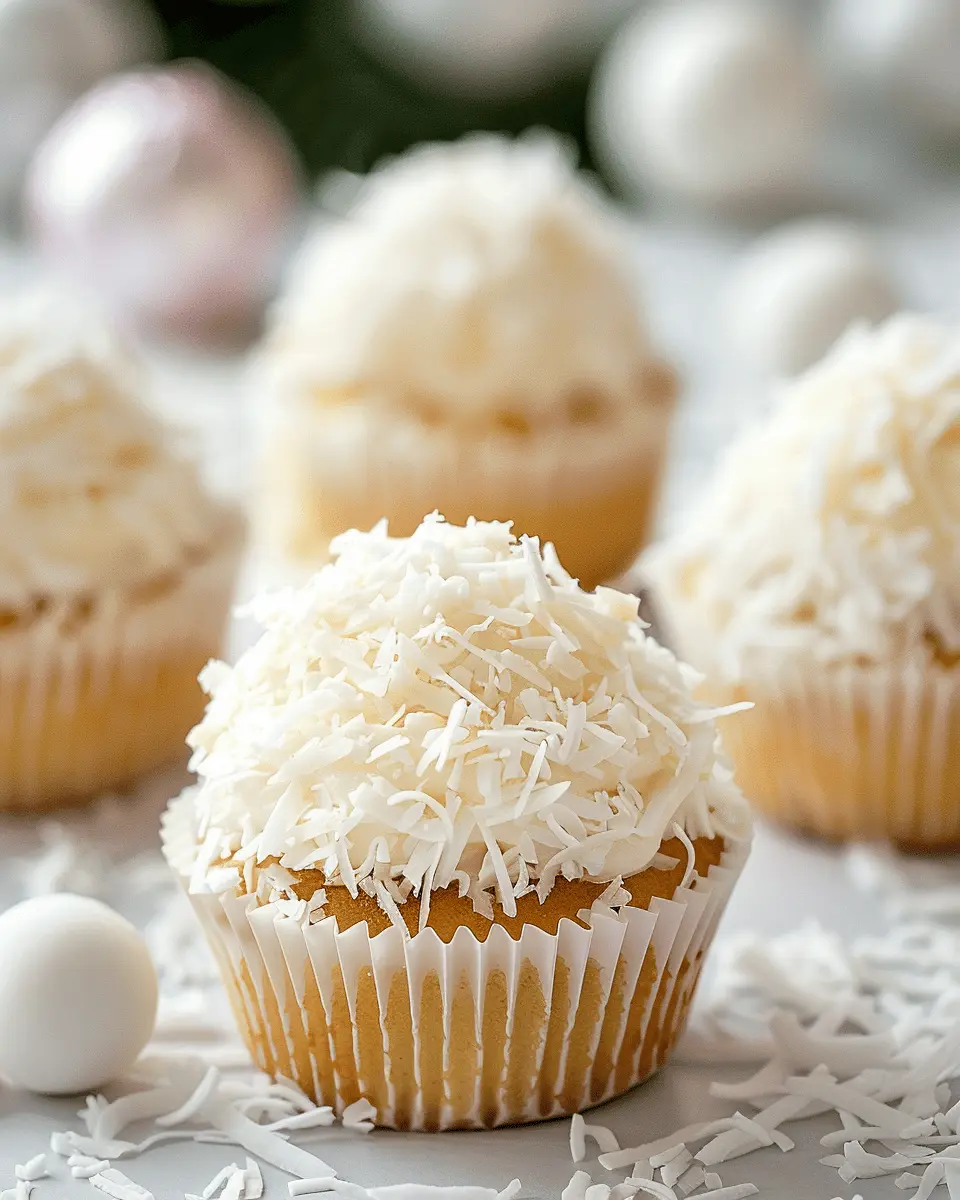 Coconut Snowball Cupcakes: Easy Indulgence with a Tropical Twist