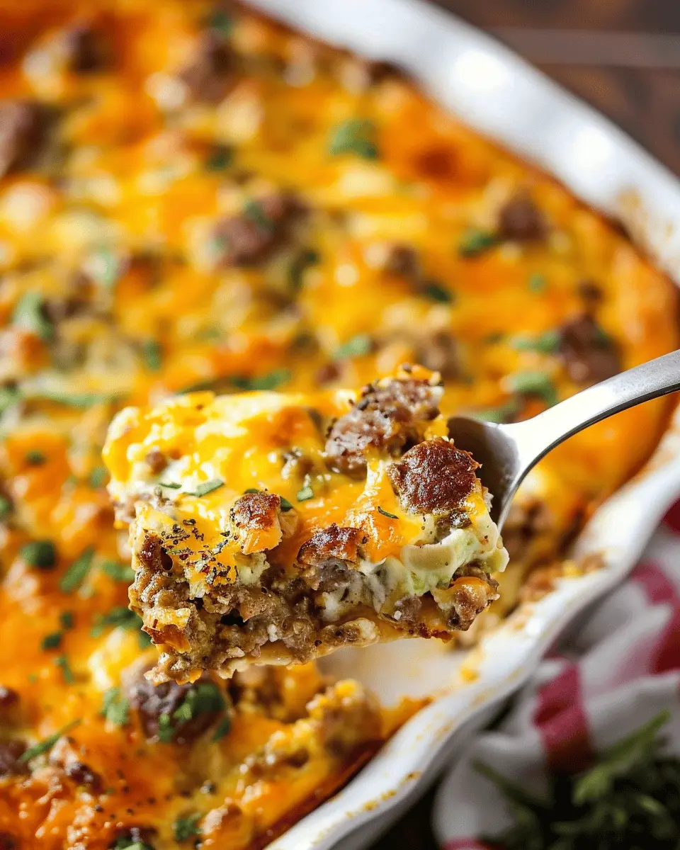 Breakfast ideas that shine: Indulgent Turkey Bacon Breakfast Sausage Casserole