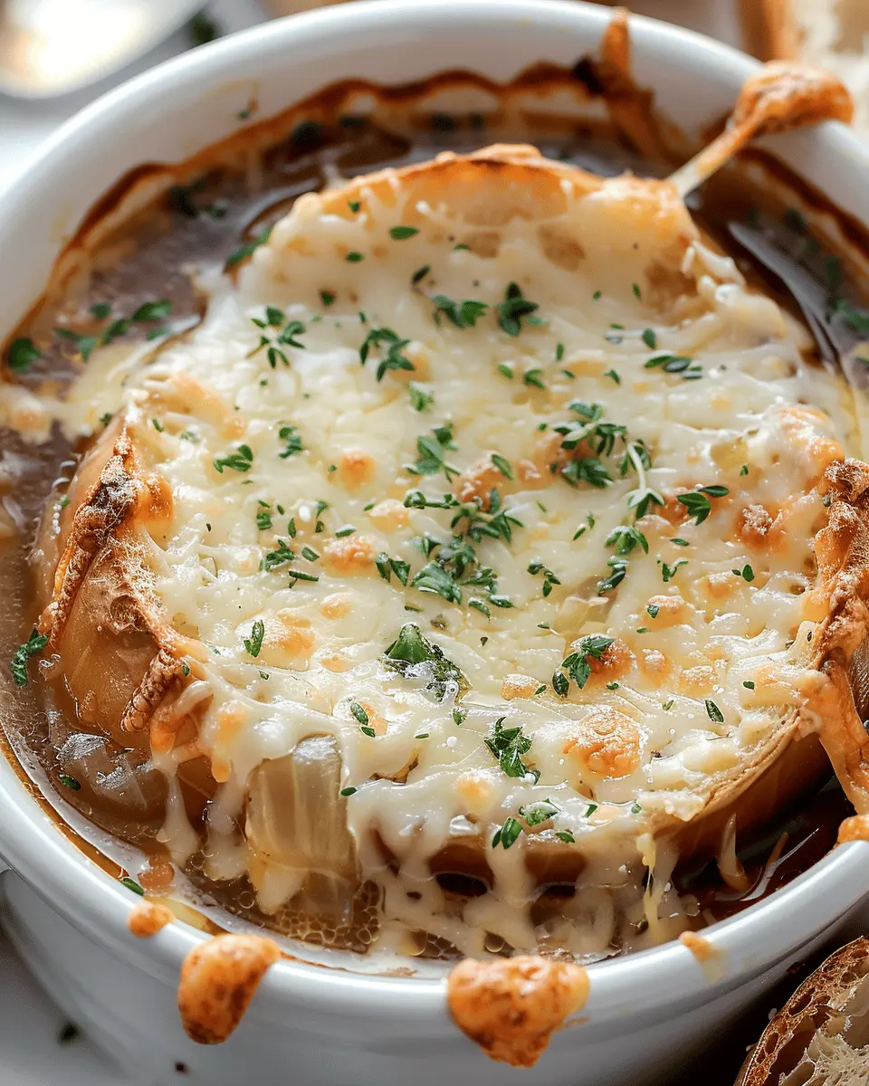 Easy Soup Recipes: Comforting Crockpot French Onion Soup with Turkey Bacon