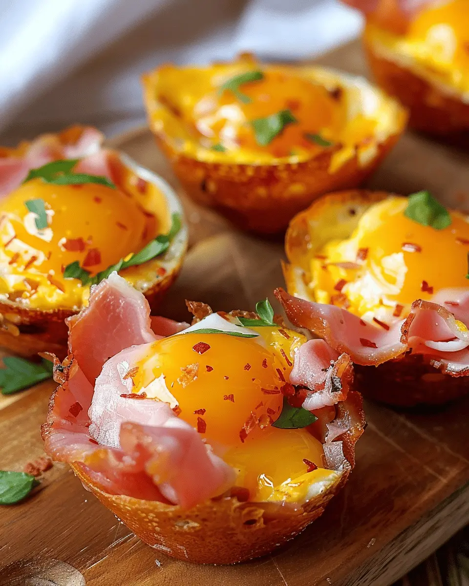 Breakfast ideas: Easy Chicken Ham and Turkey Bacon Egg Cups