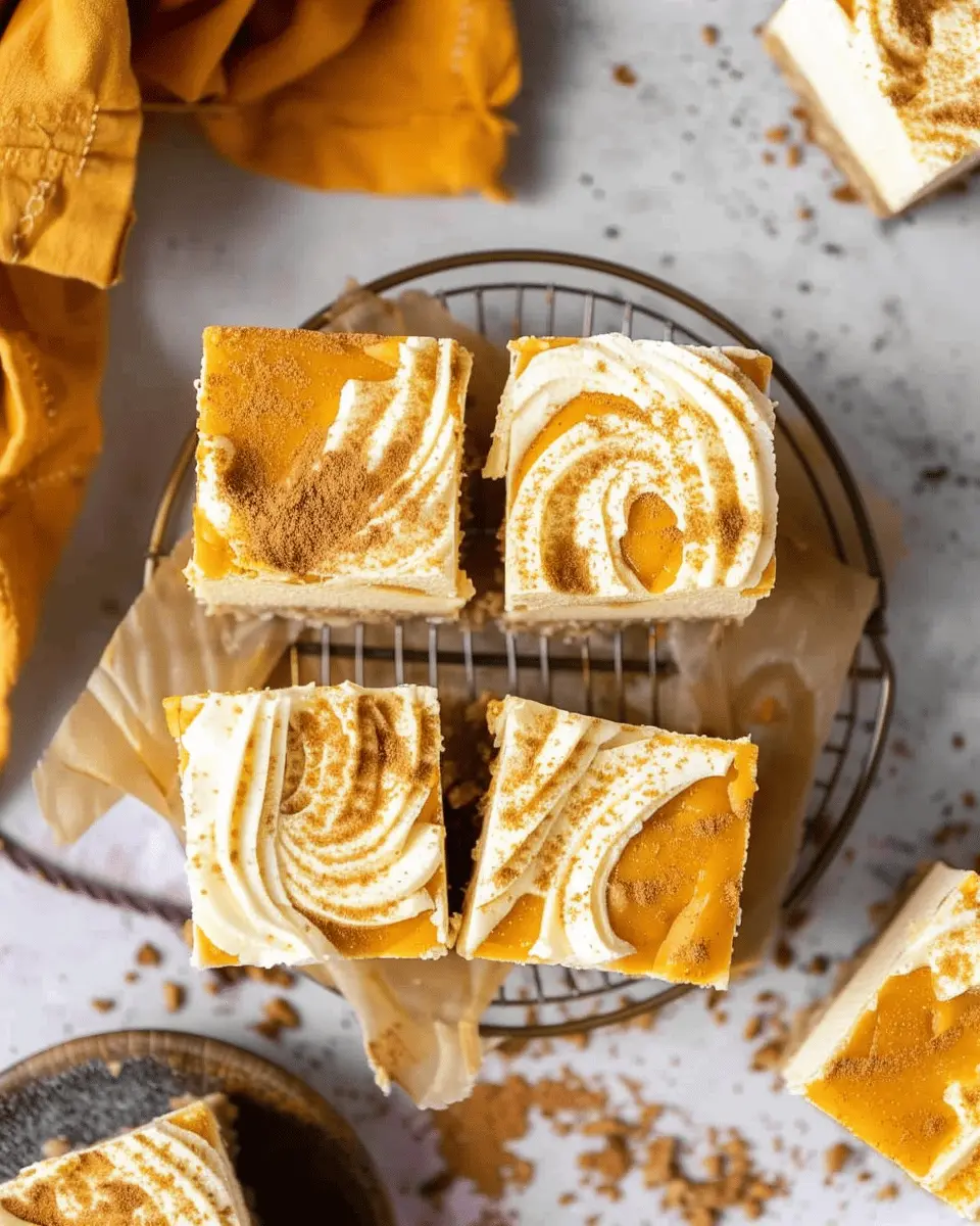 Quick Recipe Ideas: Indulgent Pumpkin Cheesecake Bars You’ll Love