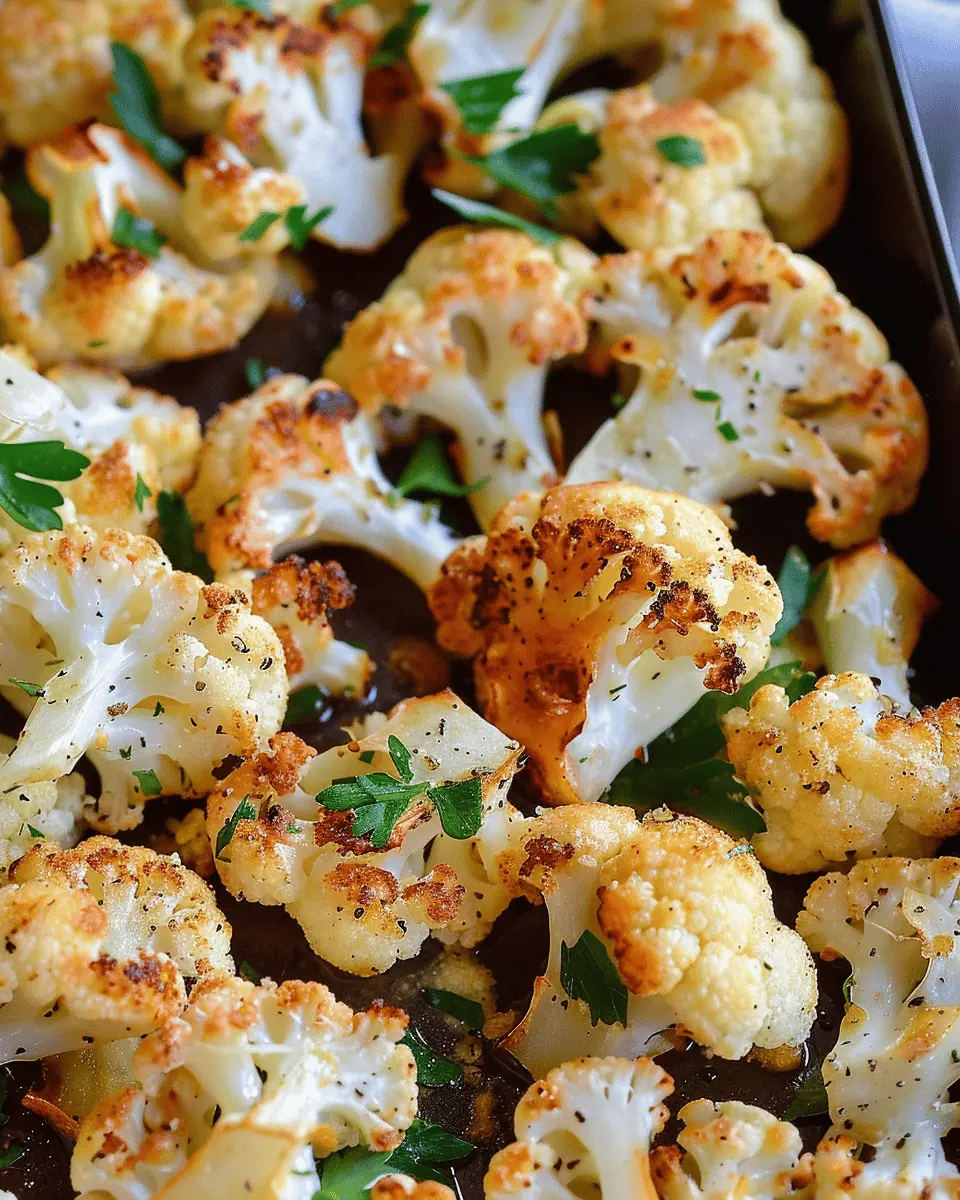Easy Side Dishes: Delightful Easy Roasted Cauliflower Recipe
