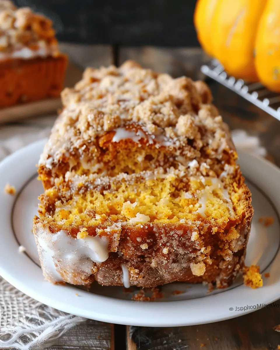Simple Soft Bread: Delightful Pumpkin Streusel Bread Recipe