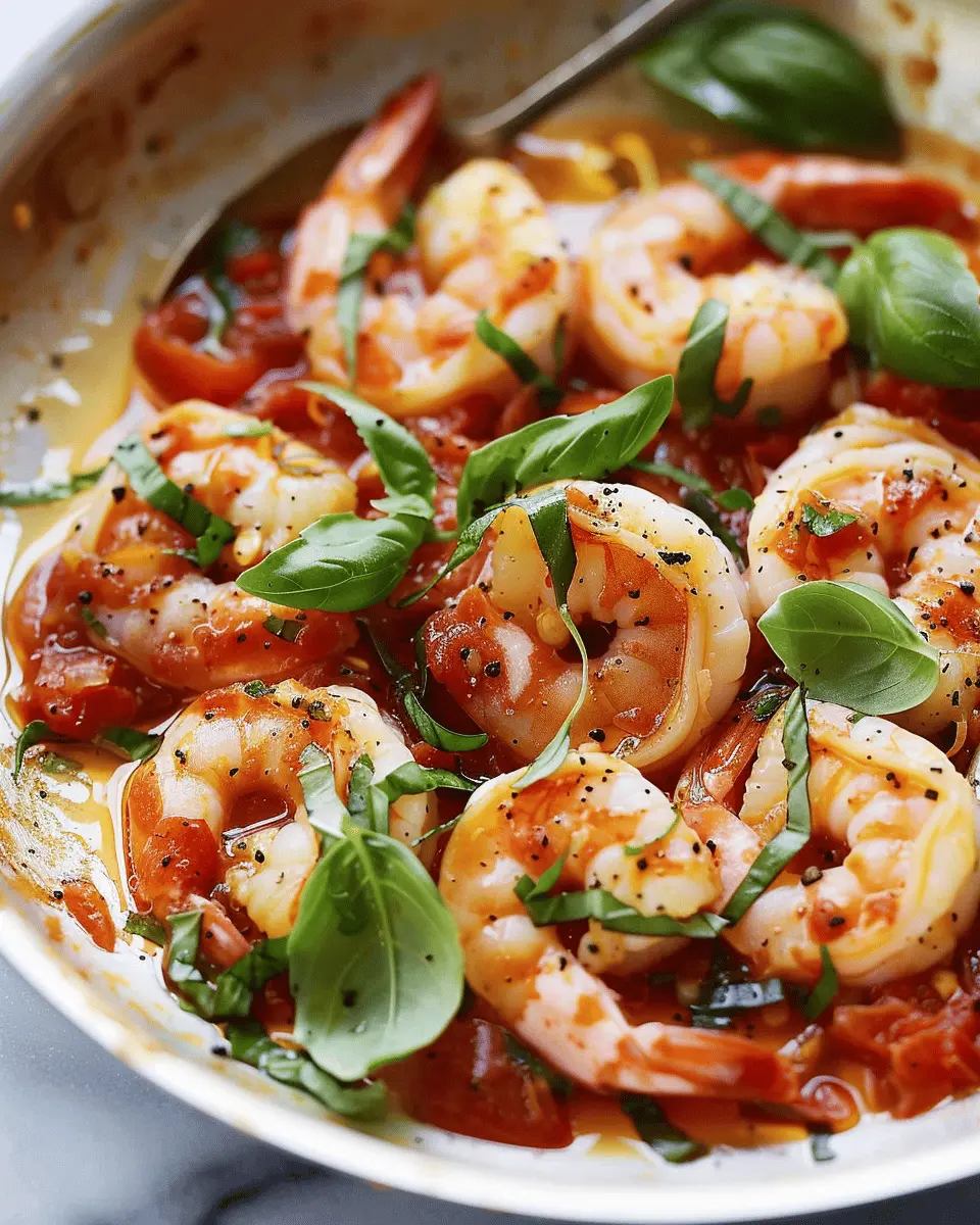 Low Carb Recipes: Easy Tomato Basil Shrimp for a Healthy Dinner