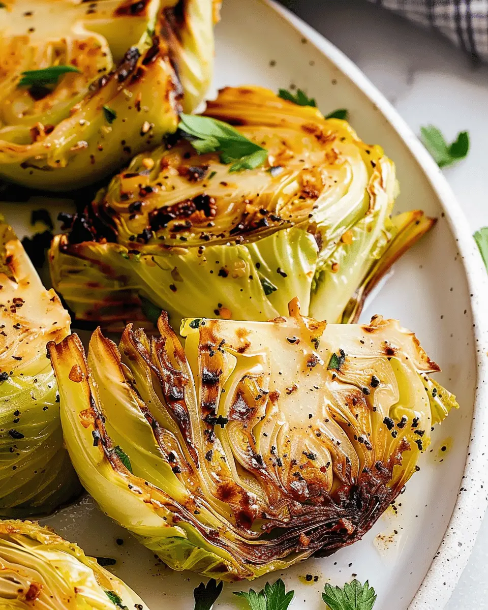 Easy Side Dishes: Delicious Air Fryer Cabbage Wedges with Turkey Bacon