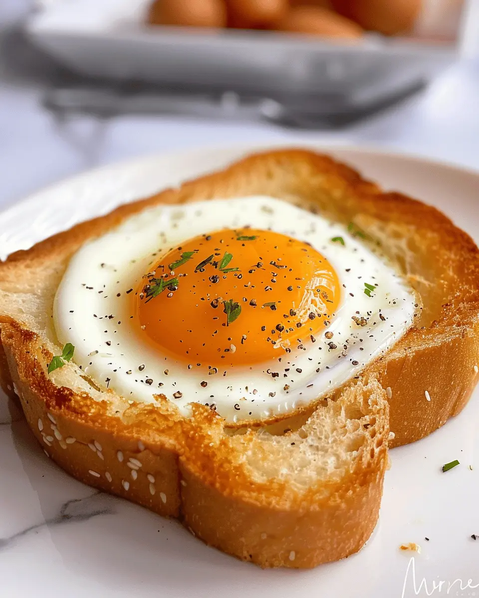 Breakfast ideas: Easy Air Fryer Egg Toast with Turkey Bacon