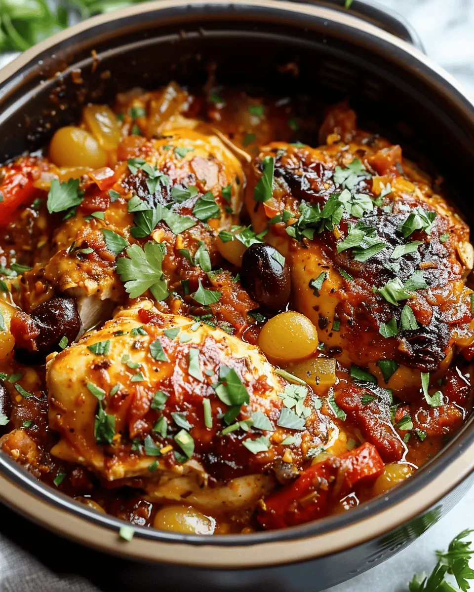Easy Summer Meals Ideas: Juicy Crockpot Moroccan Chicken Delight