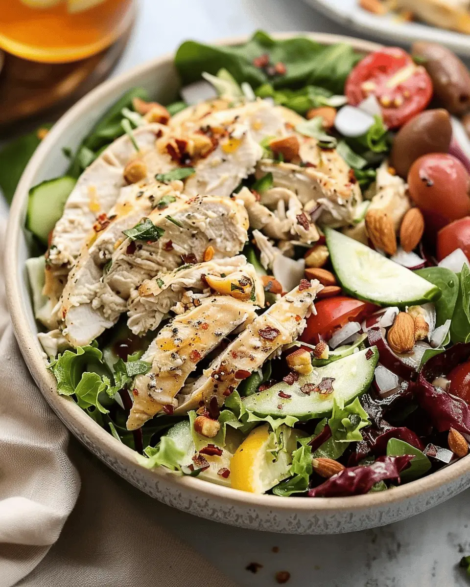 Delicious Salad Recipes Ideas: Easy Honey Mustard Chicken Salad