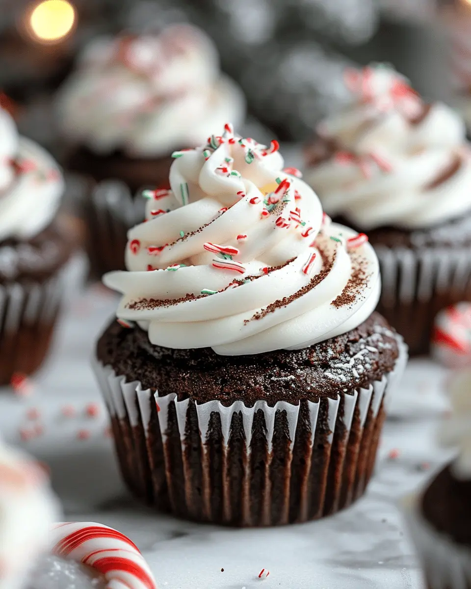 Peppermint Mocha Cupcakes: Indulgent Treat for the Holidays