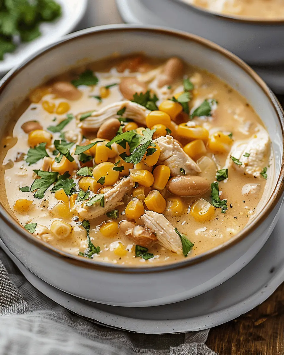 Mexican Street Corn White Chicken Chili Recipe: Easy &amp; Delicious!