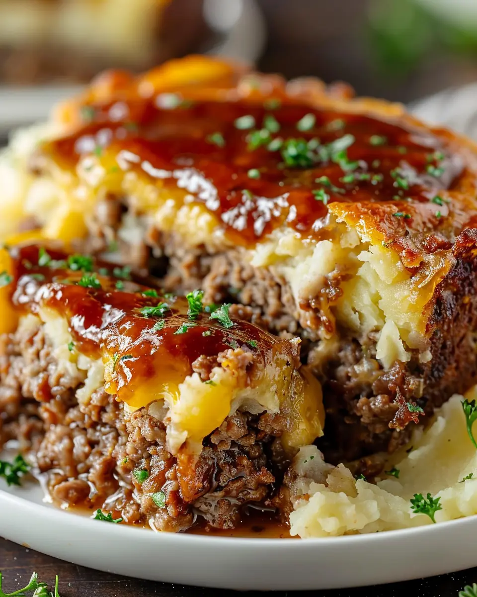 Meatloaf with Mashed Potatoes and Cheese Recipe: An Easy Comfort Classic
