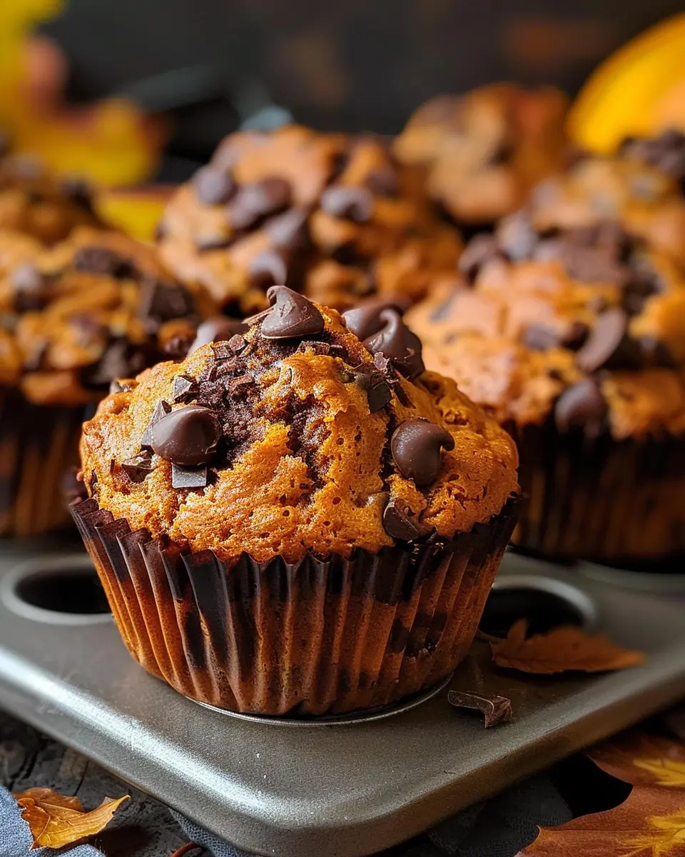 Best Pumpkin Muffins: Indulgent Pumpkin Chocolate Muffins Recipe