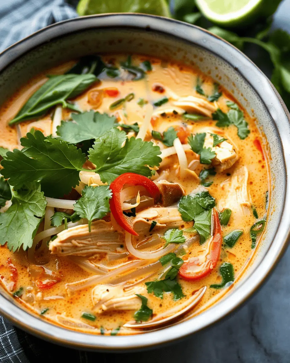 Easy Thai Chicken Curry Soup: A Flavorful Delight for Cozy Nights