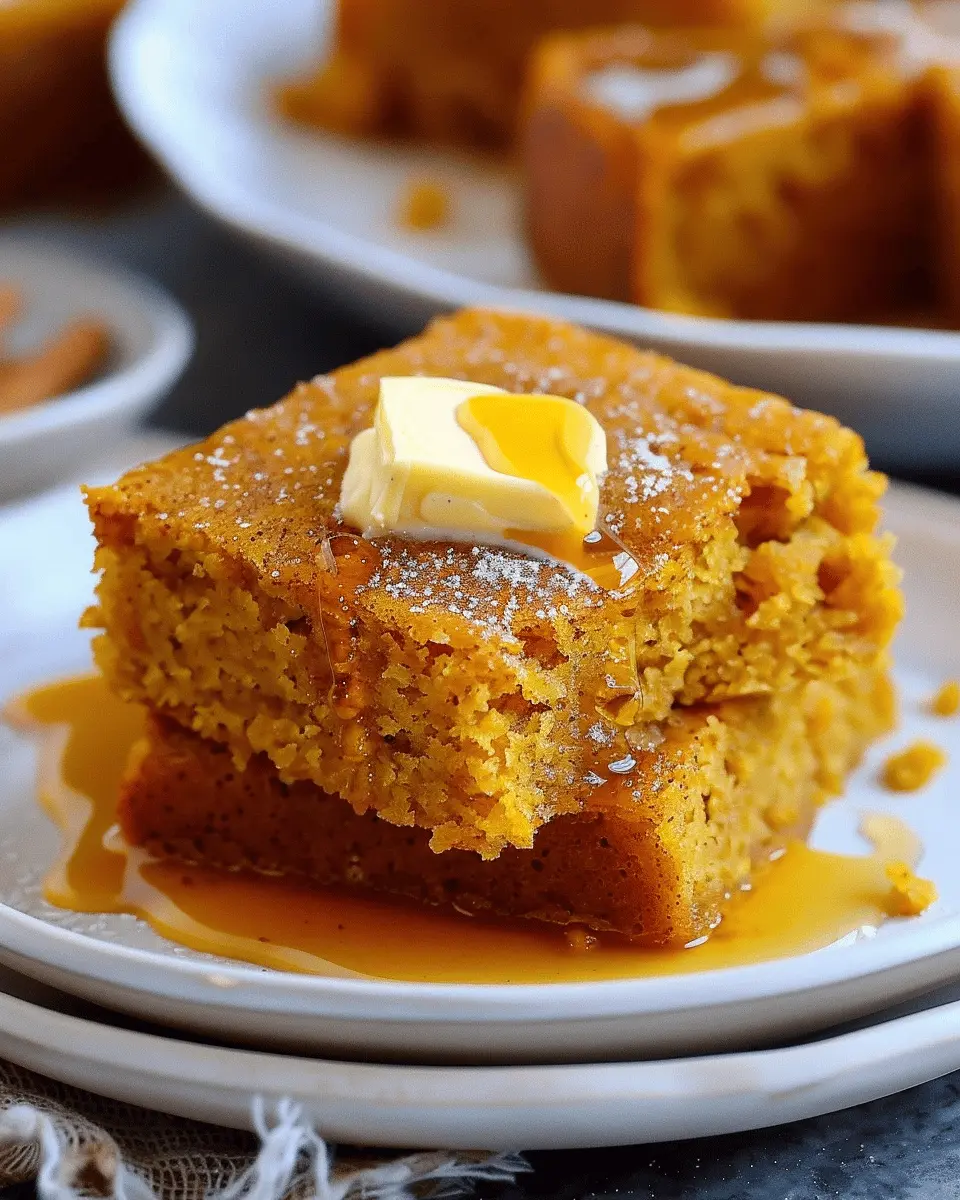 Pumpkin Cornbread: The Best Recipe with Cinnamon Honey Butter