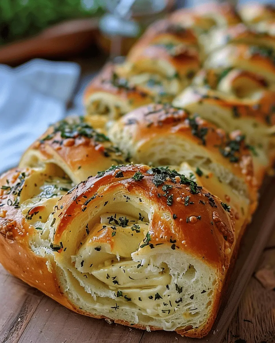 Swirled Garlic Herb and Cheese Bread: The Best Homemade Delight