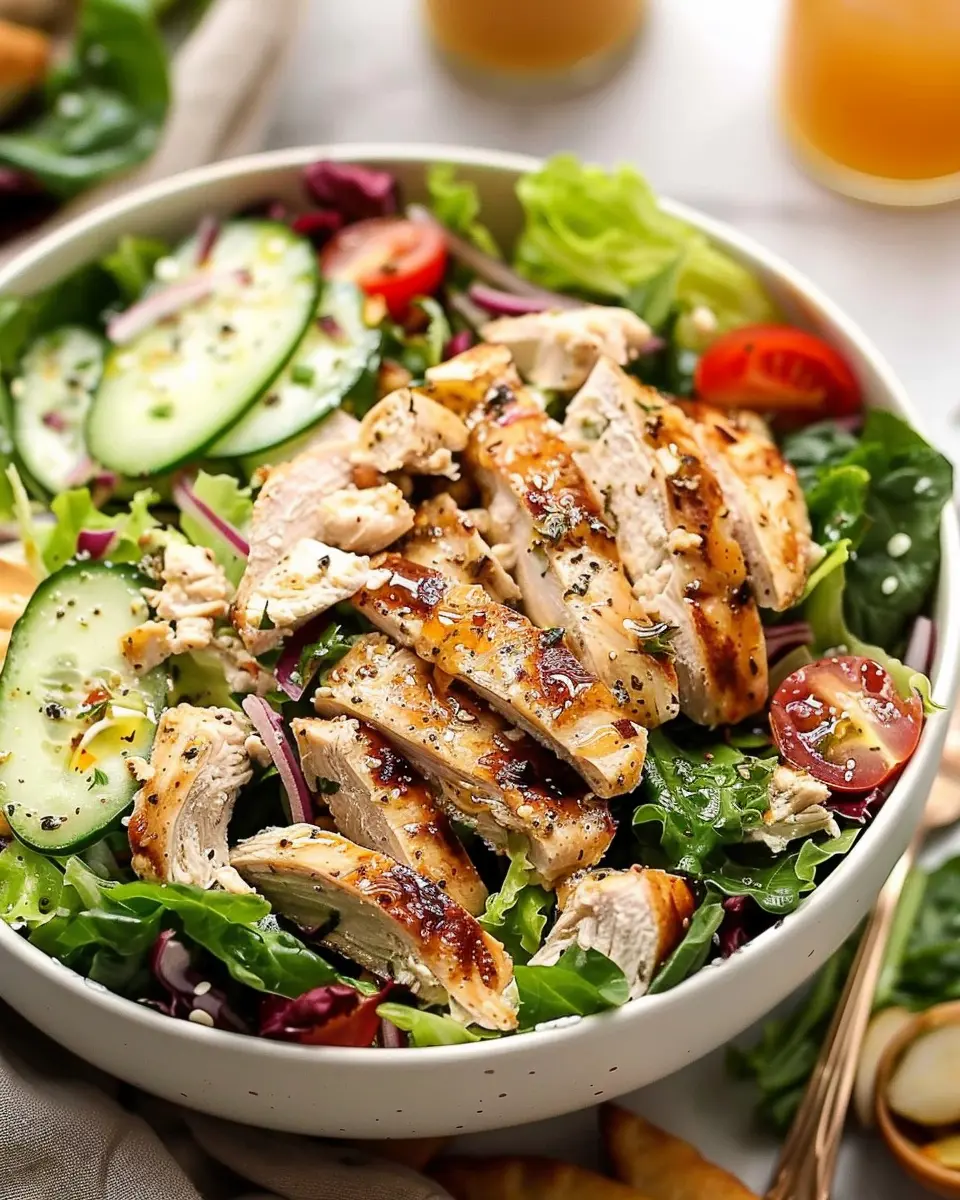 Delicious Salad Recipes Ideas: Easy Honey Mustard Chicken Salad