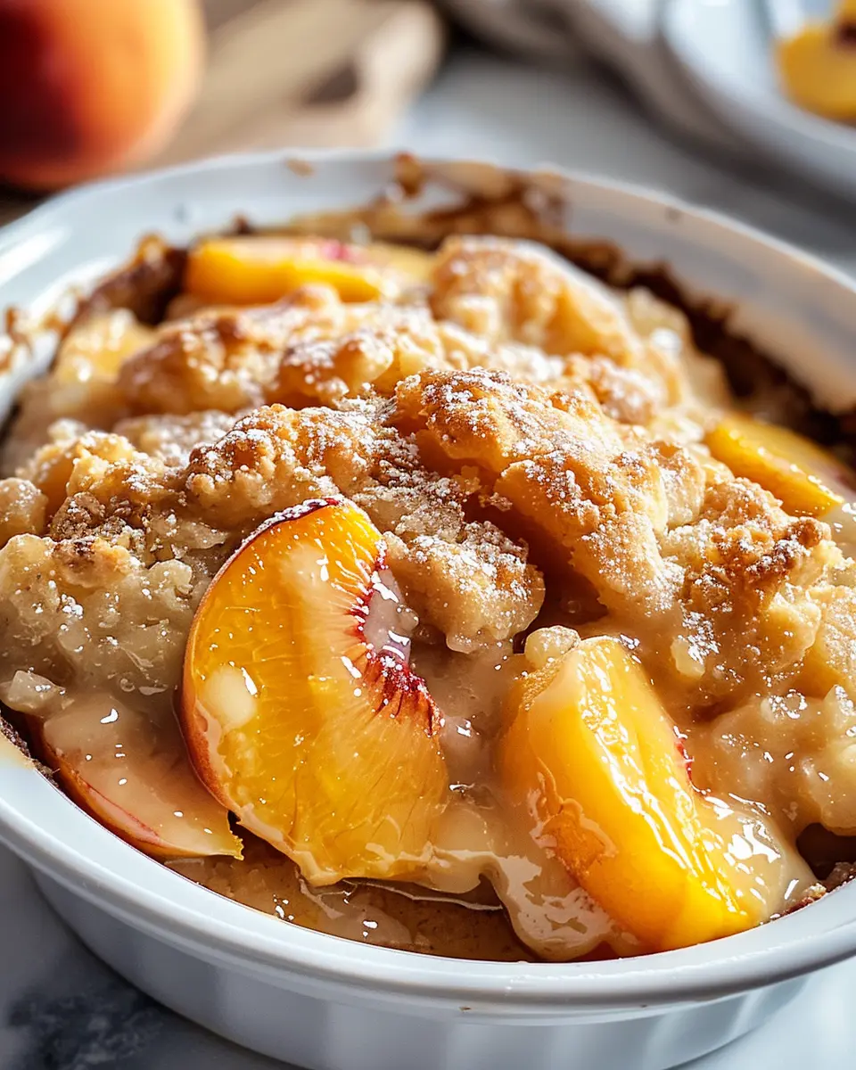 Crockpot Peach Cobbler: An Easy and Indulgent Summer Dessert