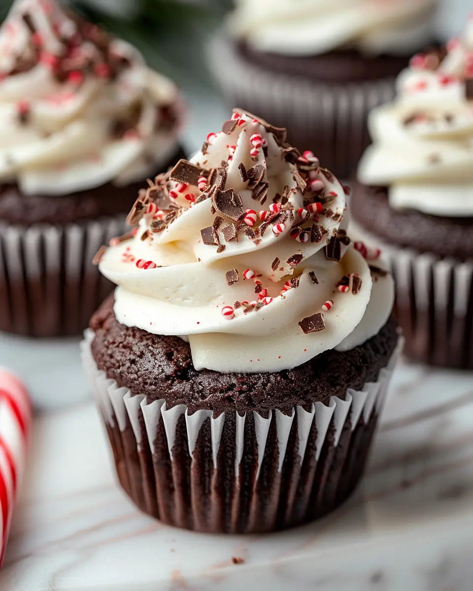 Chocolate Peppermint Bark Cupcakes: Indulgent Holiday Delight