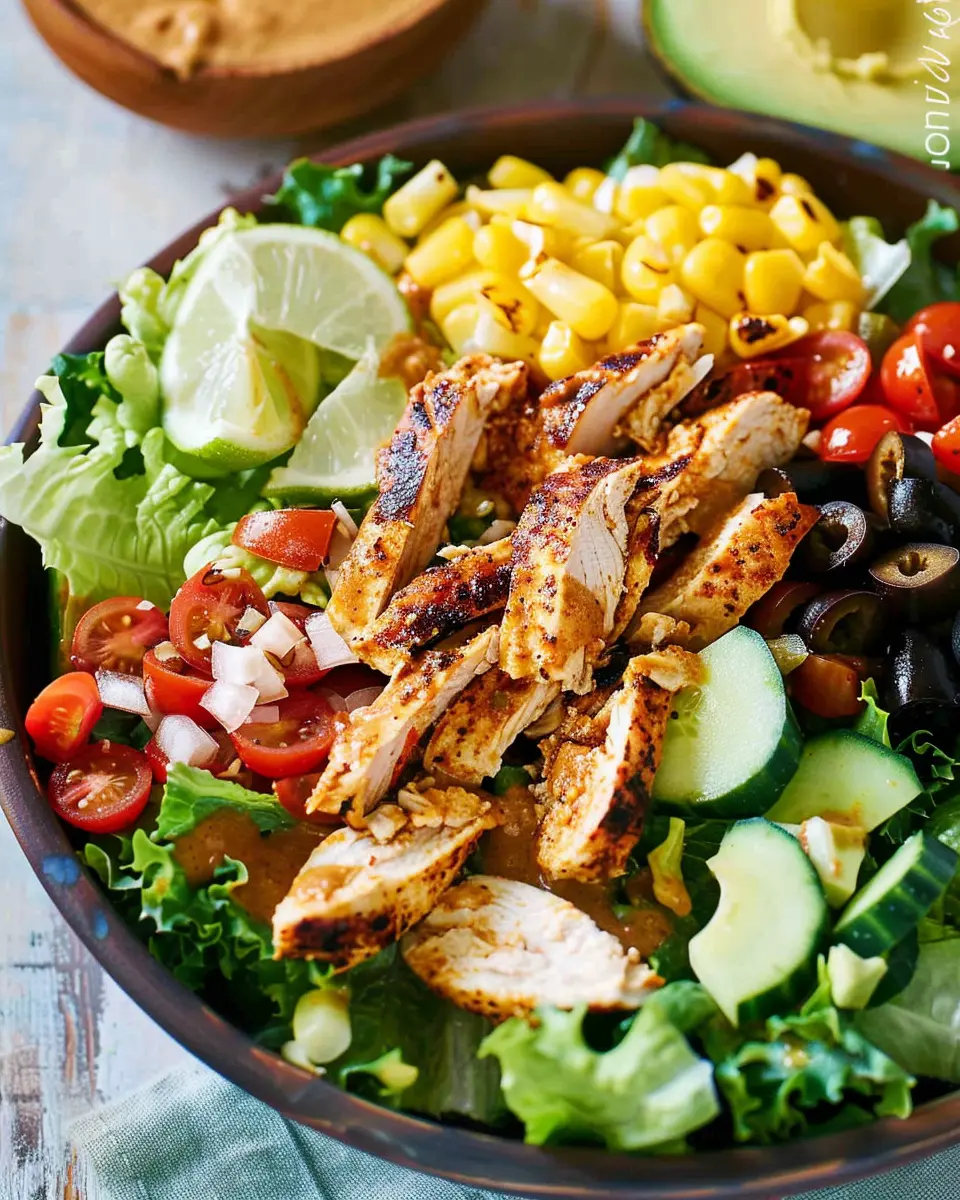 Delicious Salad Recipes Ideas: Easy Southwest Santa Fe Chicken Salad