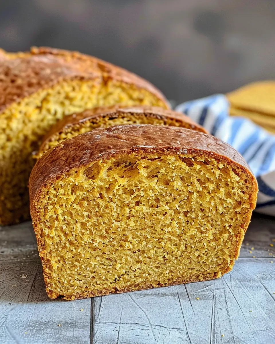 4 Ingredient Pumpkin Yeast Bread