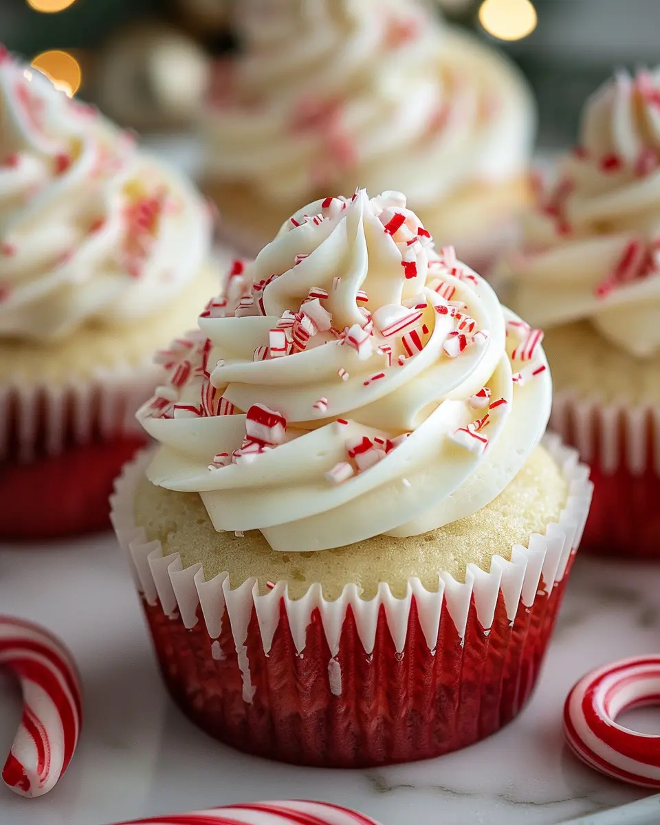 Candy Cane Cupcakes: Easy Festive Treats for Holiday Cheer