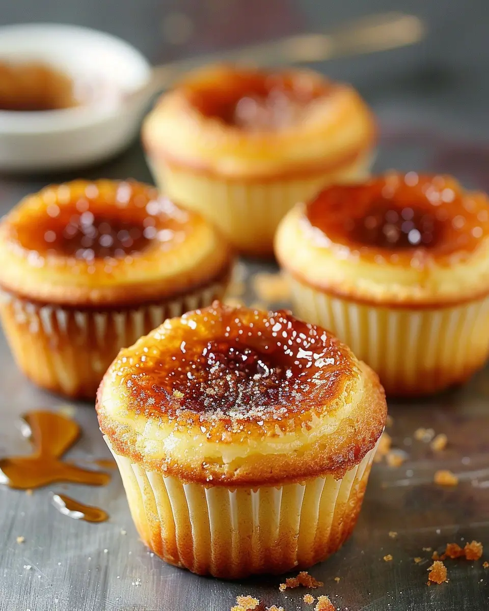 Crème Brûlée Cupcakes: Indulgent Treats for Home Chefs