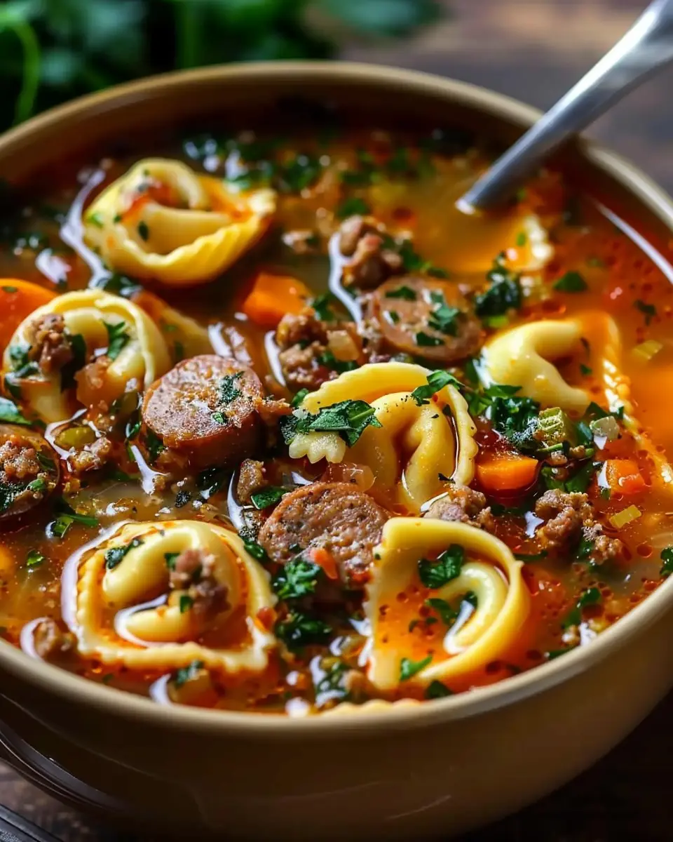 Autumn Tortellini Soup with Sausage: A Cozy Comfort Bowl
