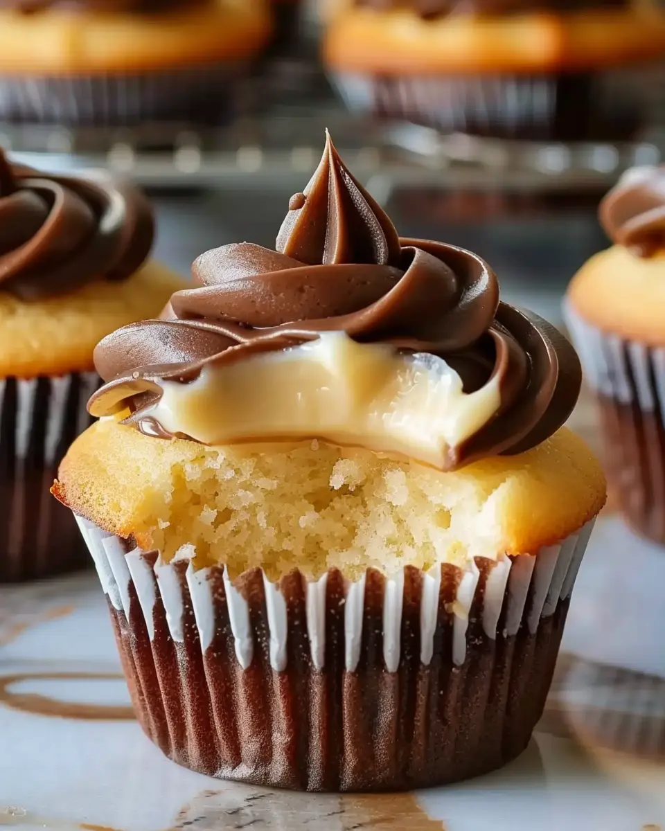 Easy Boston Cream Cupcakes: Indulgent Treat for Home Bakers