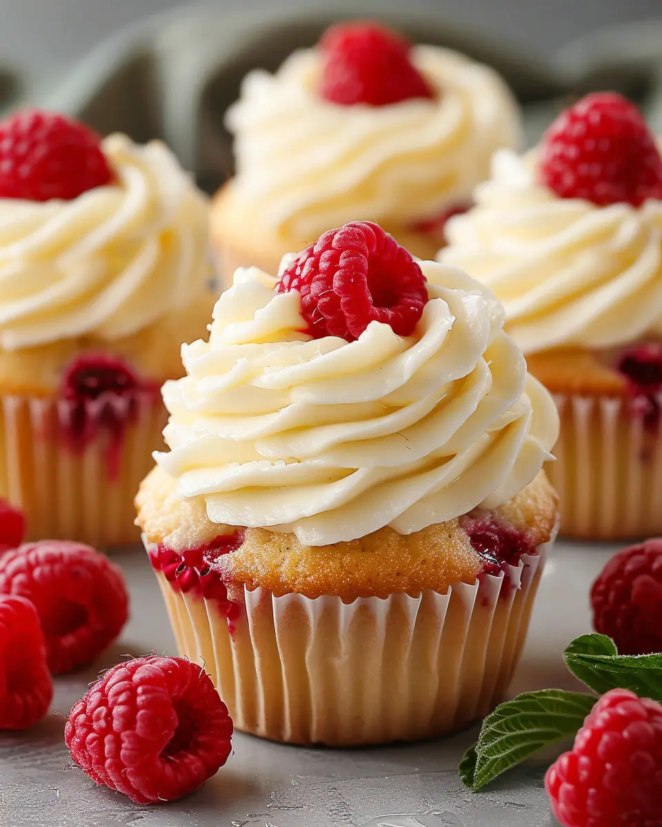 Raspberry Vanilla Bean Cupcakes Recipe: Indulgent Homemade Delight