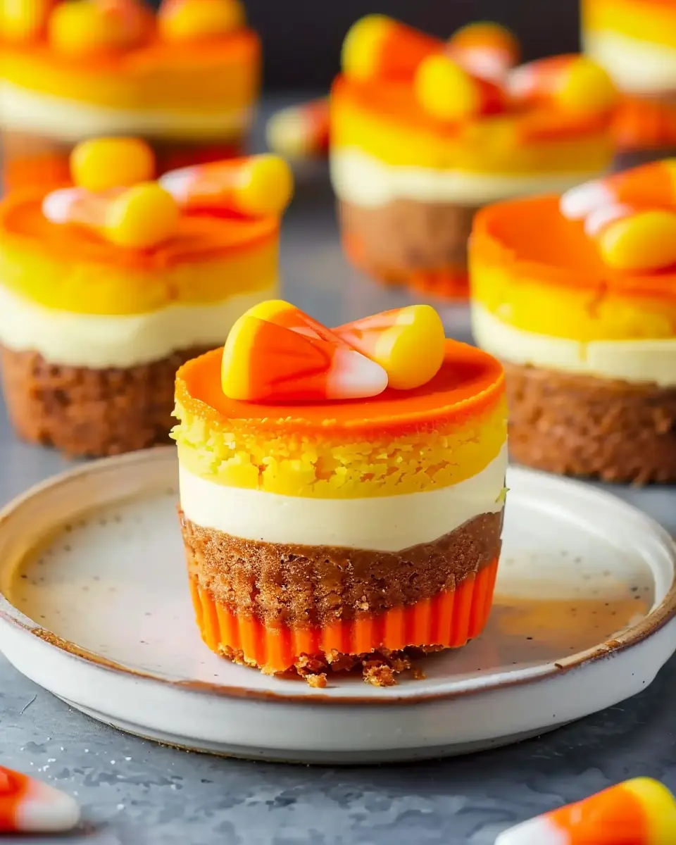 Mini Candy Corn Cheesecakes: The Easy Treat You’ll Adore