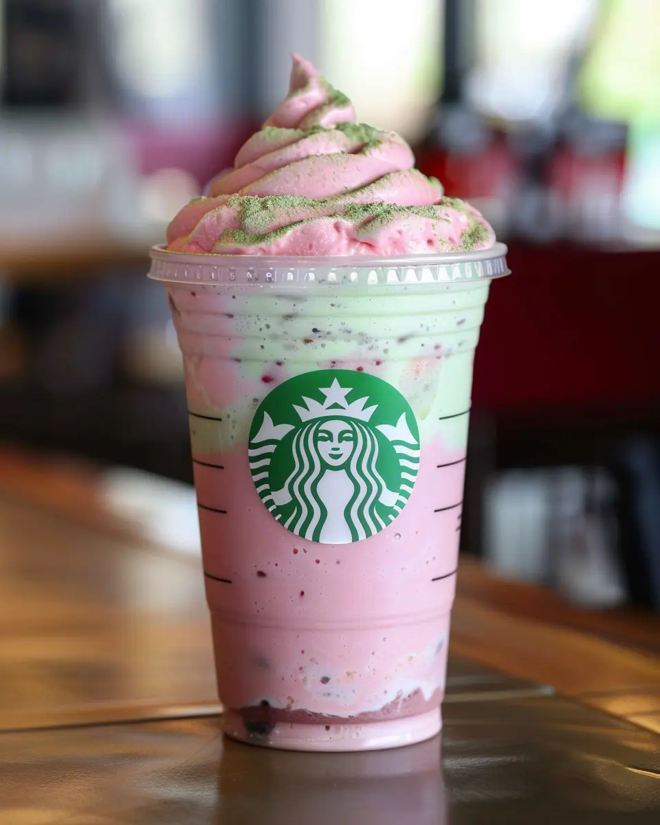 How to Order a Starbucks Pink Drink with Indulgent Matcha Cold Foam