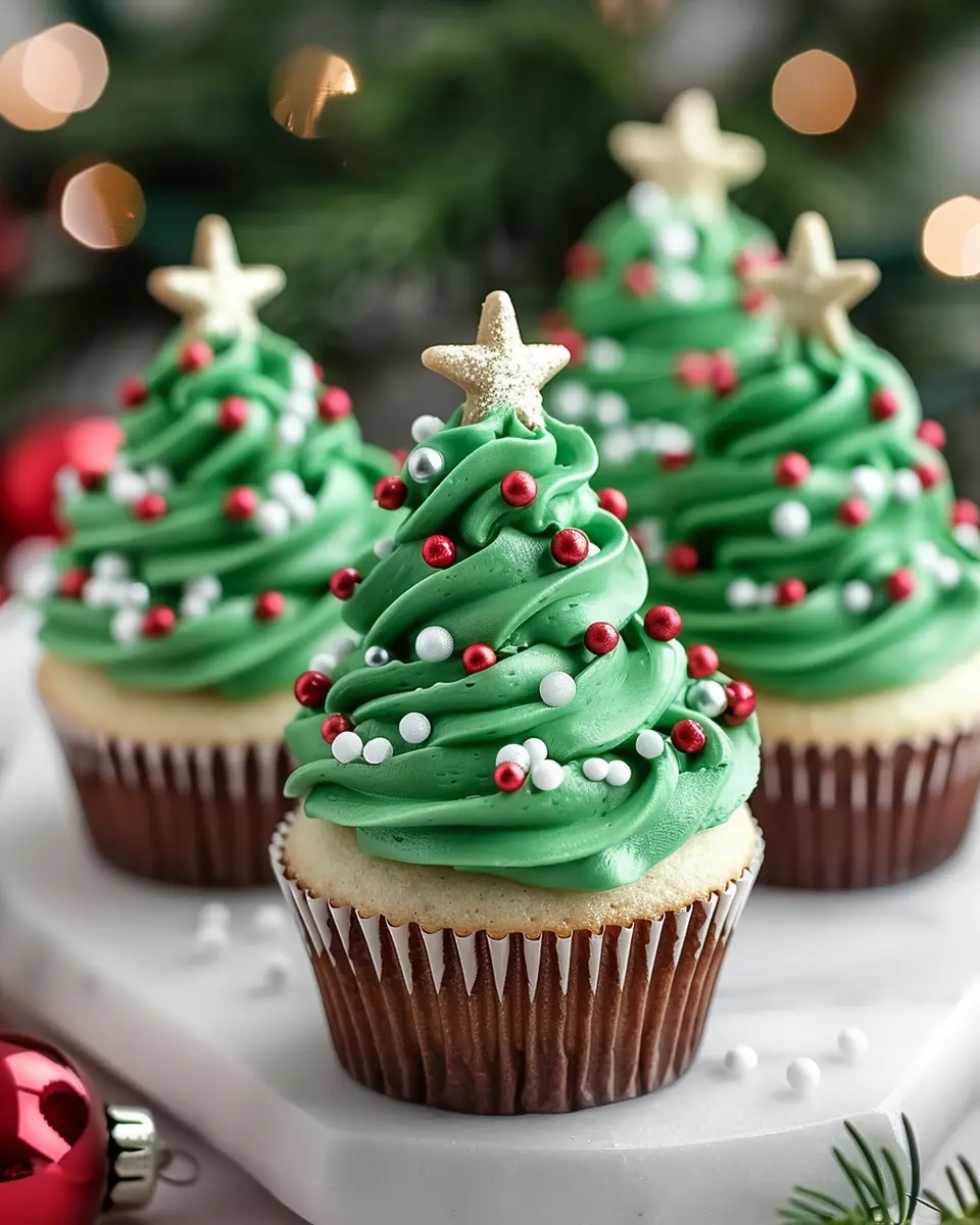 Christmas Tree Cupcakes: Easy Festive Treats for Your Holiday Table