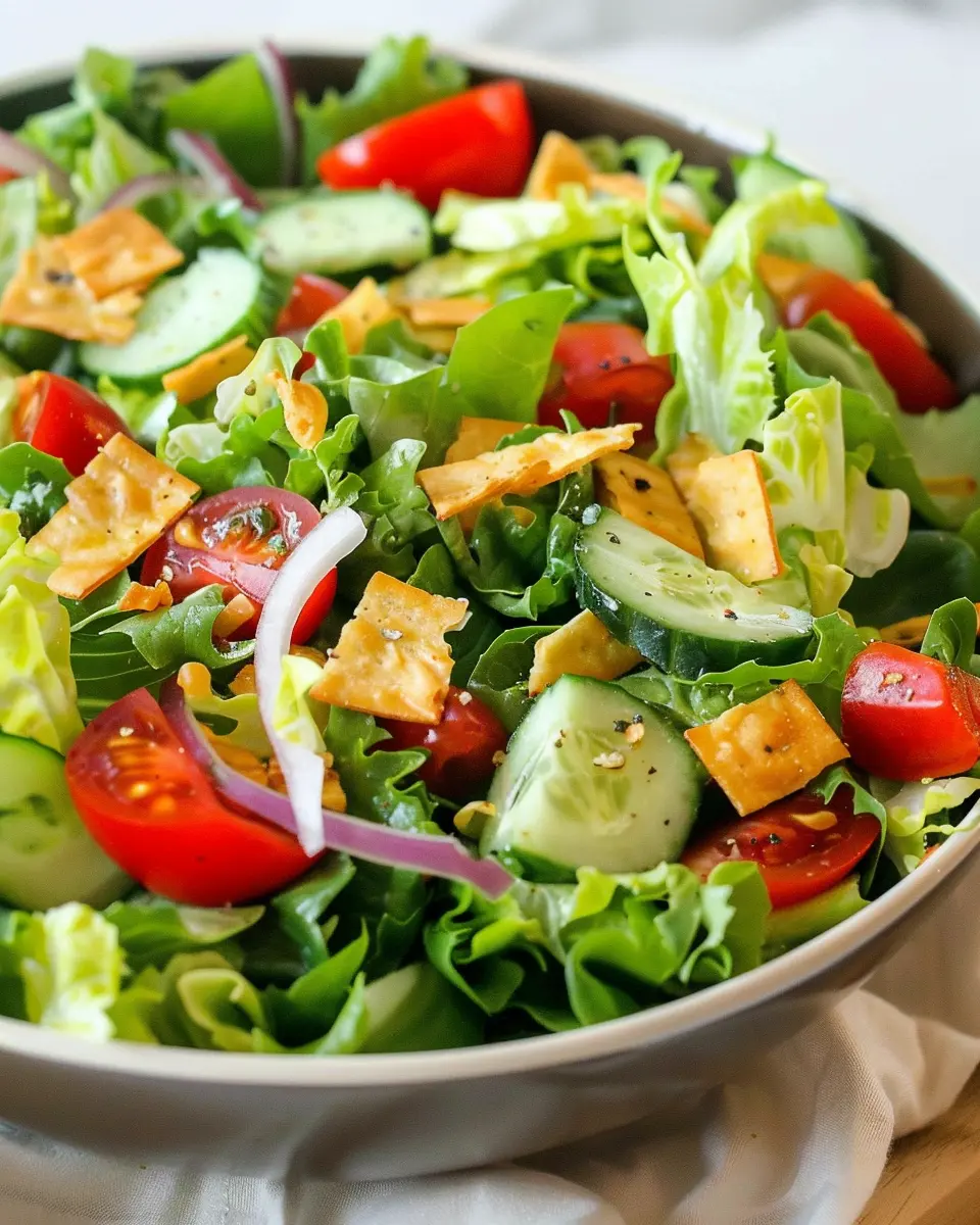 Delicious Salad Recipes Ideas: Classic House Salad with Turkey Bacon