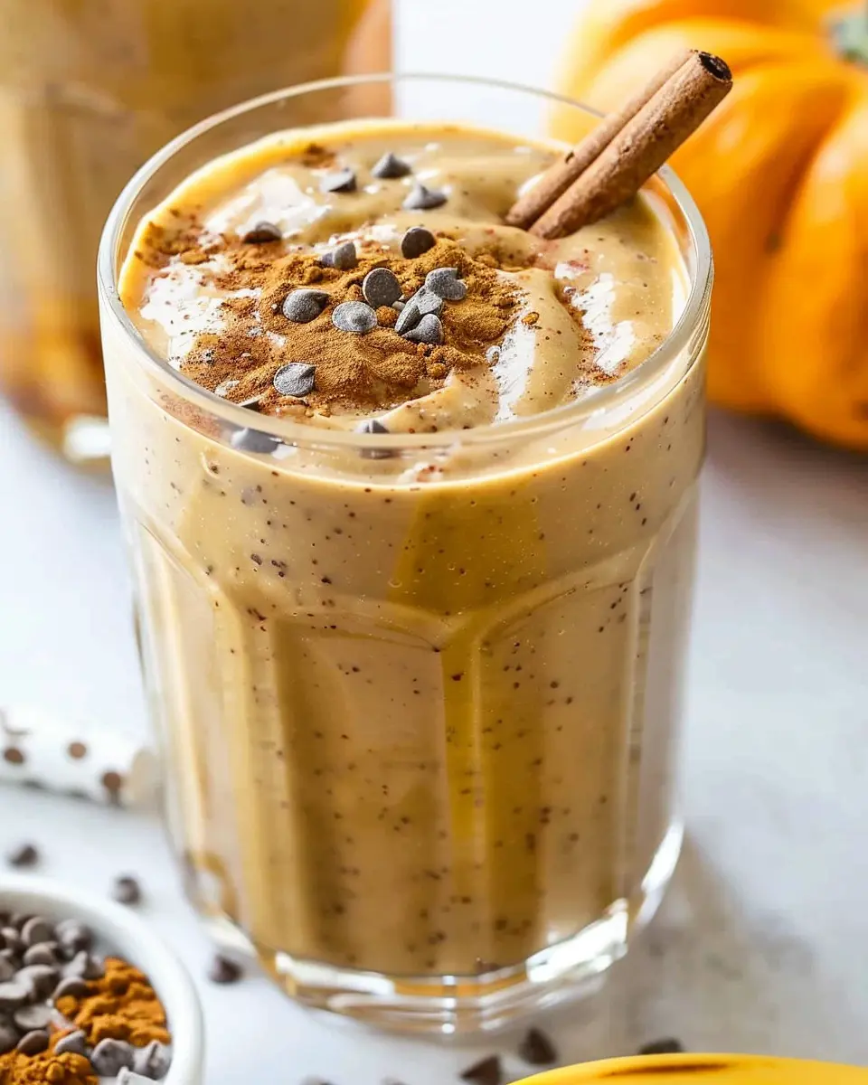 quick banana pumpkin smoothie for busy mornings made easy