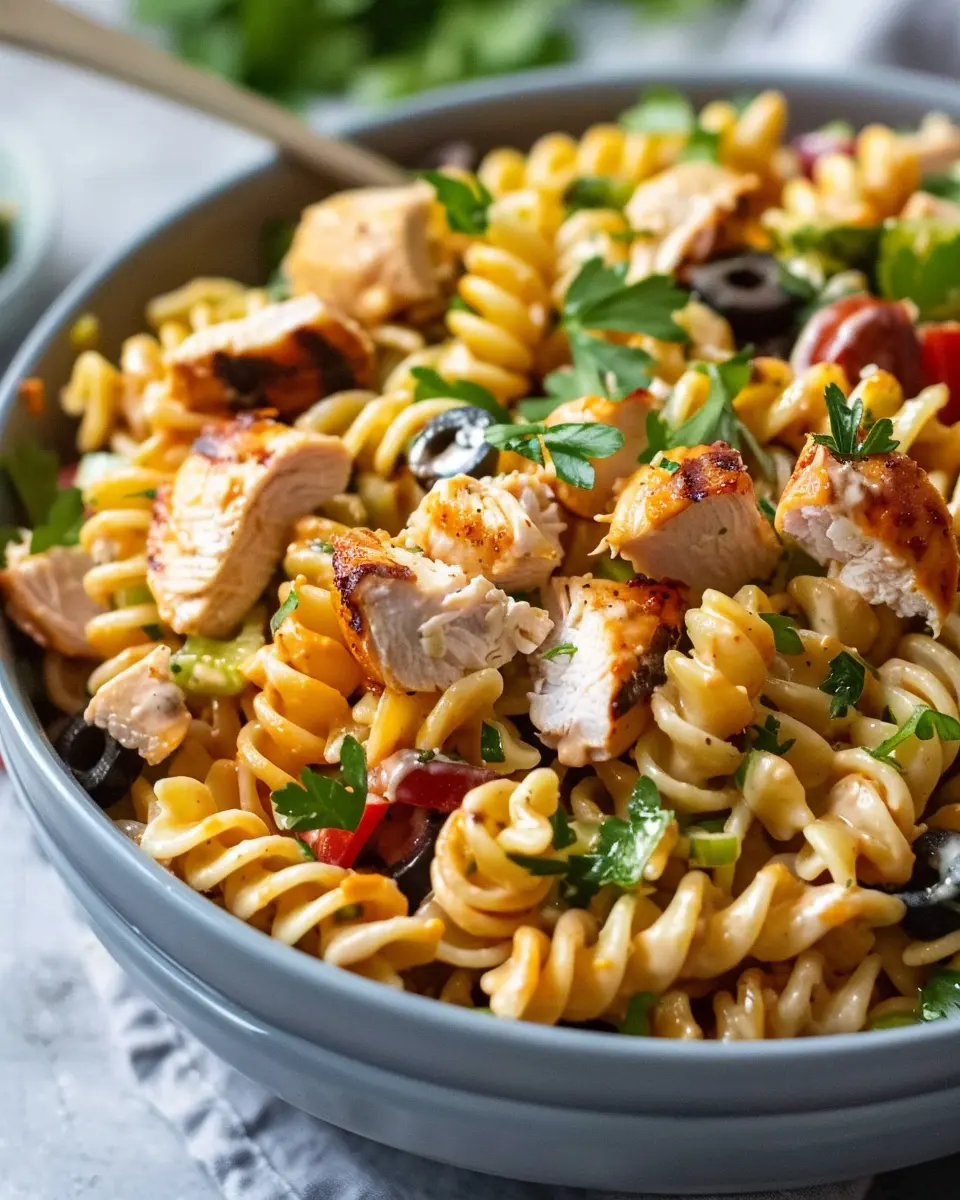 BBQ Chicken Pasta Salad: Easy, Tasty Twist with Turkey Bacon