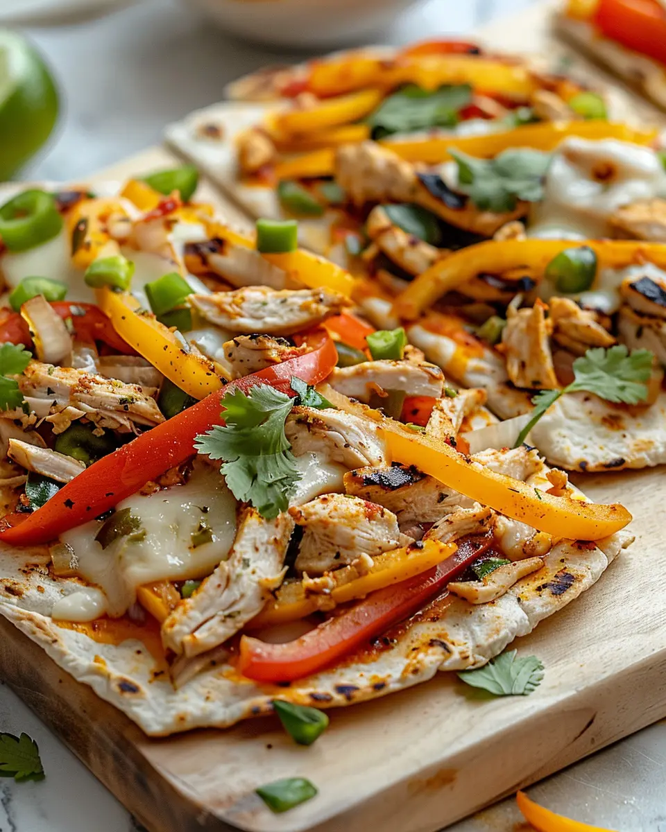 Chicken Fajita Flatbread: Easy, Flavor-Packed Weeknight Meal