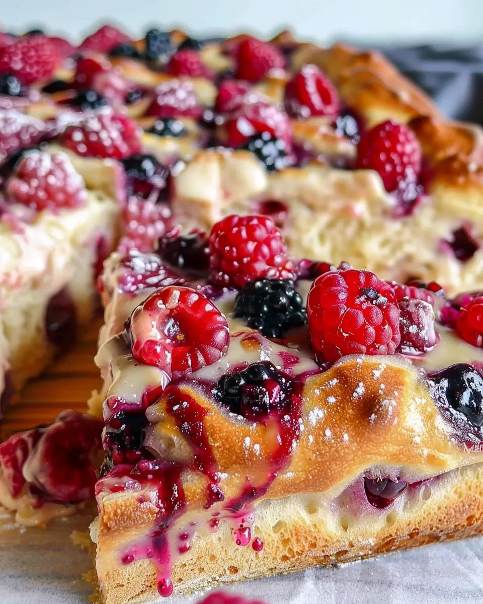 Mixed Berry Sourdough Focaccia: The Best Sweet Treat Recipe