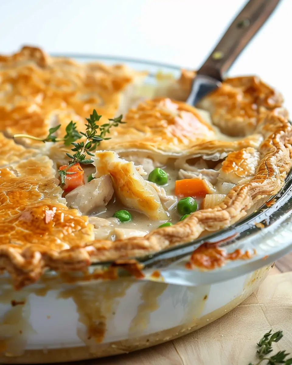 Easy Chicken Pot Pie with Turkey Bacon for a Cozy Family Meal
