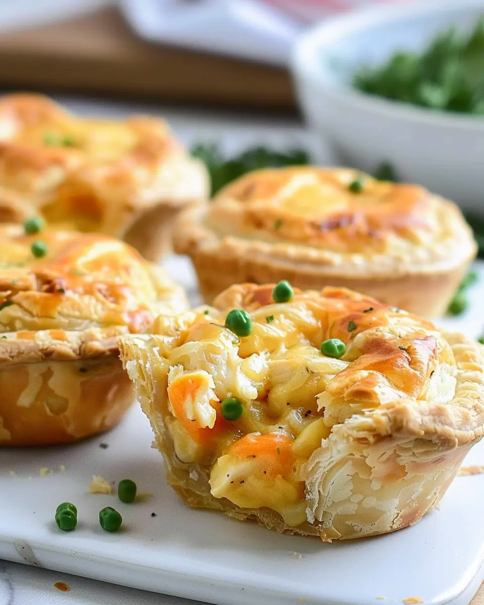 Mini Chicken Pot Pies with Turkey Bacon: Easy &amp; Delightful Comfort Food