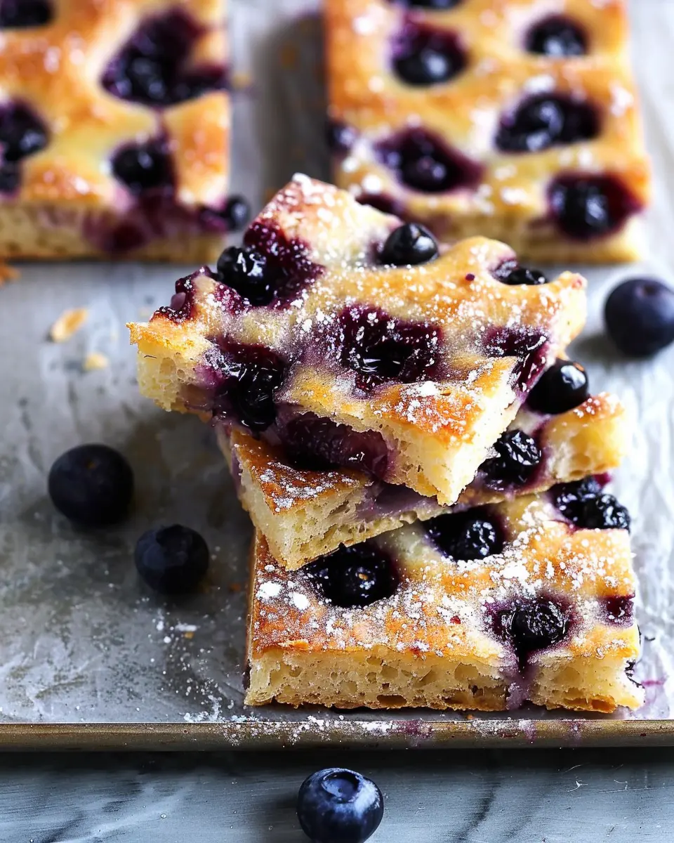 Italian Blueberry Focaccia: The Best Homemade Indulgence