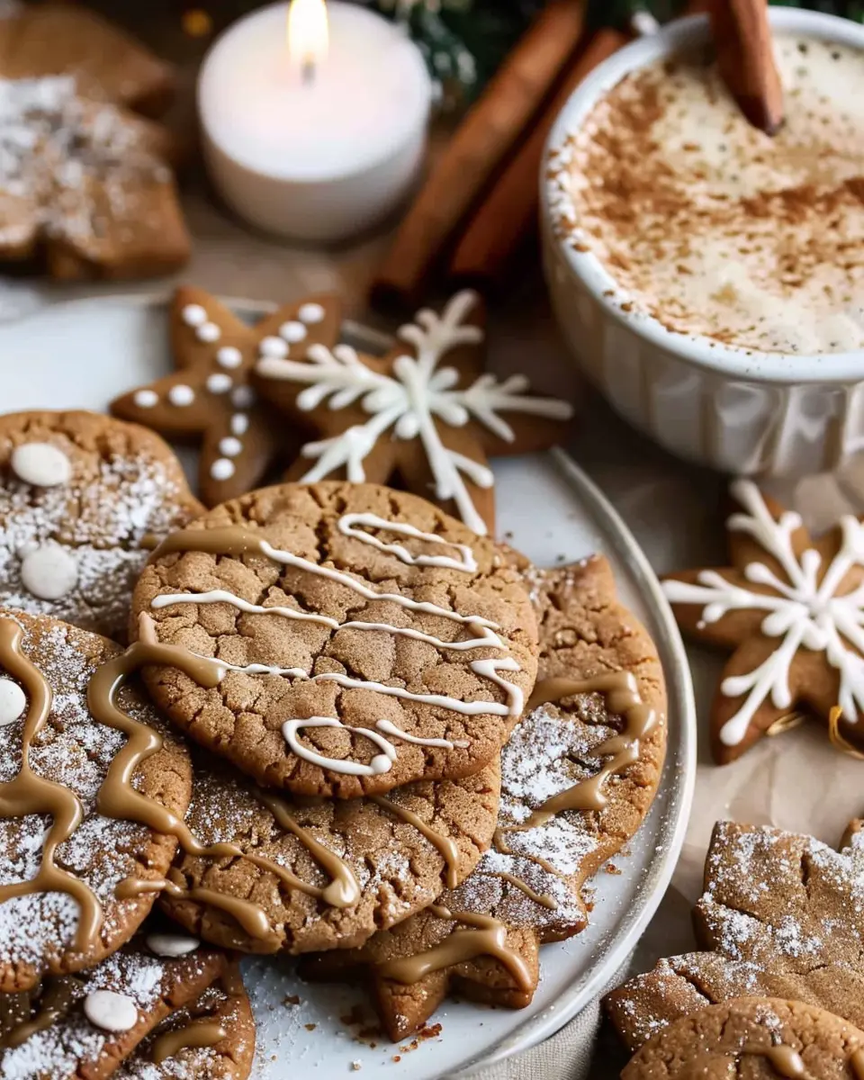 Soft Gingerbread Cookies: The Best Gingerbread Latte Treats