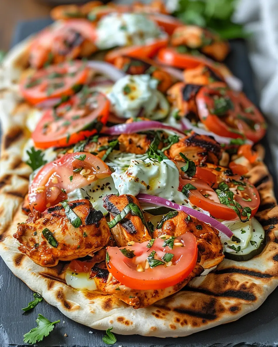 Chicken Gyro Flatbread: Easy Homemade Recipe for Flavor Lovers