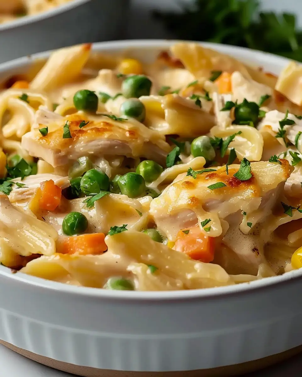Quick Chicken Pot Pie Pasta Recipe: Easy Comfort Food Delight