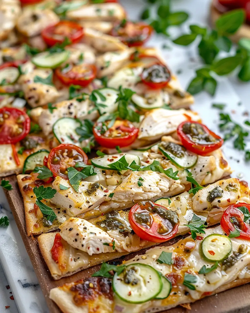 Mediterranean Chicken Flatbread: A Deliciously Easy Recipe for All