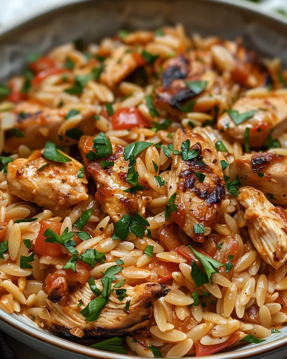 Cajun Chicken Orzo: A Juicy Twist on Comfort Food Classics