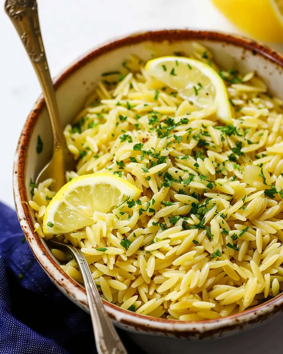 Lemon Butter Orzo: A Delightfully Easy Comfort Dish