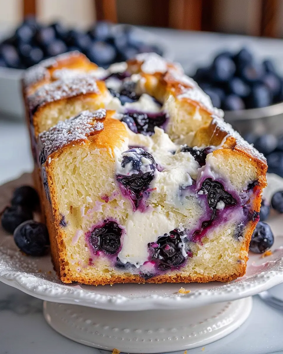 Blueberry Cream Cheese Bread Recipe: Easy and Creamy Delight